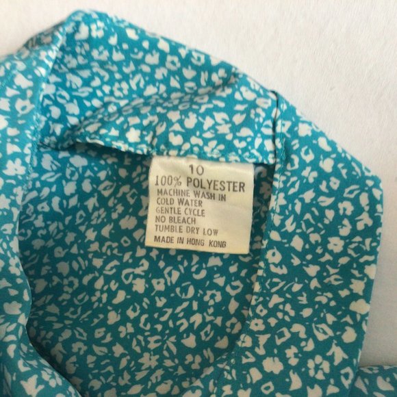 Lorenzo Blue dress with white flowers - Picture 11 of 13